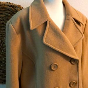 Chadwicks Tan Pea Coat for Women